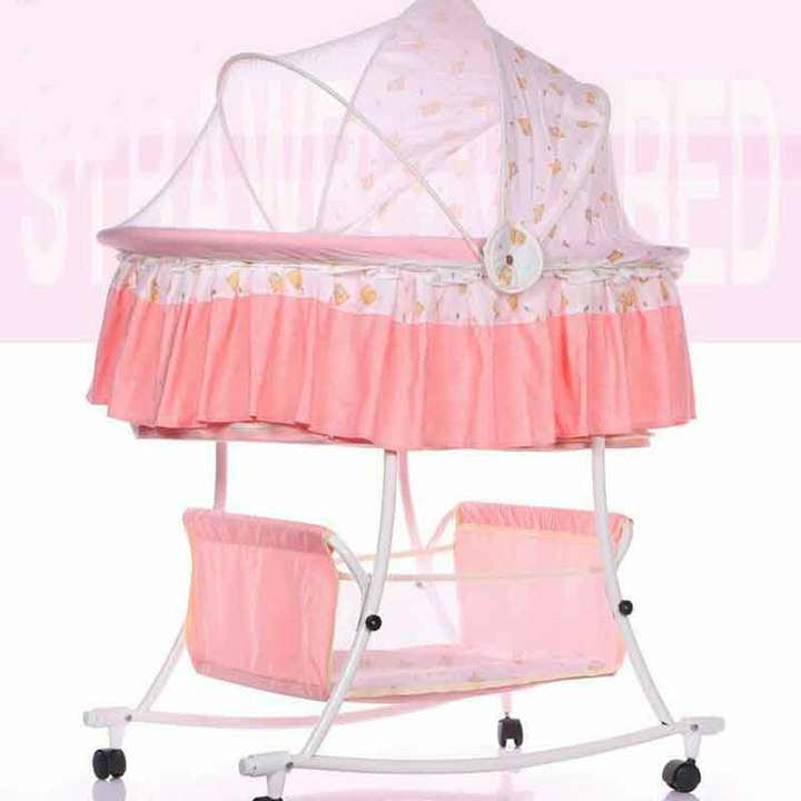 Baby Crib Wrought Iron Crib Multi Function Baby Shake Crib Folding