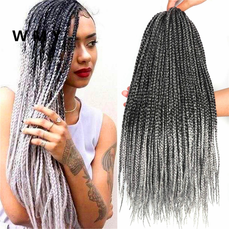 Jumbo Synthetic Braiding Hair Full Head Ombre Colors For Crochet Braids Wigs For Female Women 1 Black Rose Red 60 Cm 24 Inch