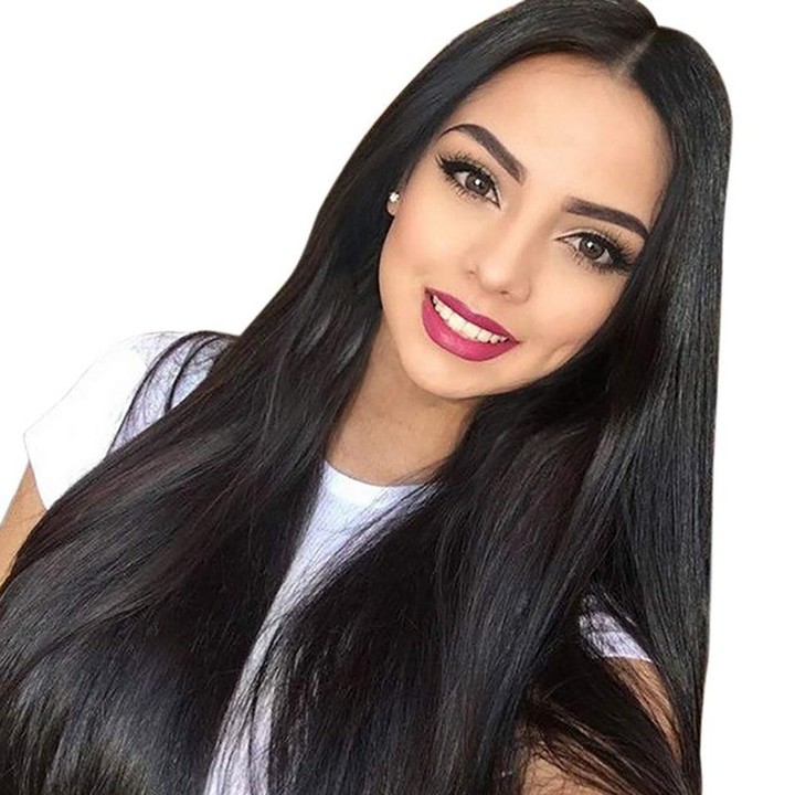 Black Lace Front Wigs For Women Synthetic Long Straight Wigs