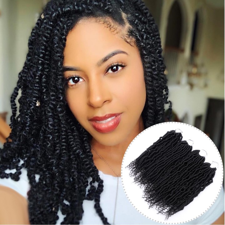 Passion Spring Twists Synthetic Ombre Crochet Braids 14 Inch