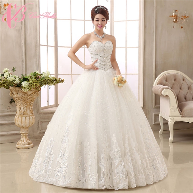 Exquisite French Lace Bling Bridal Luxury Wedding Dresses