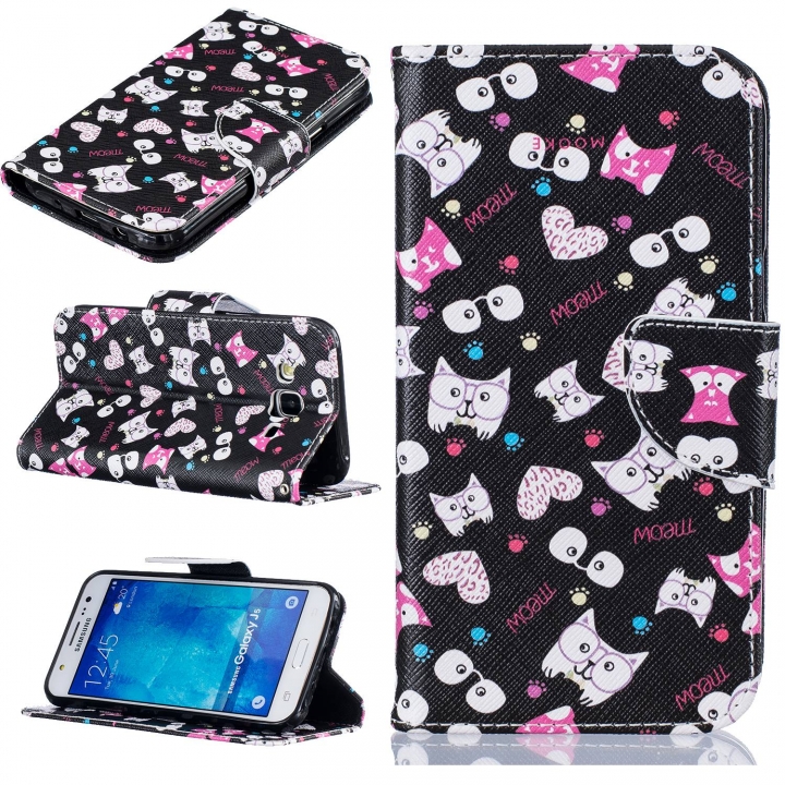 Samsung Galaxy J5 2015 Case,PU Synthetic Leather Stand Folio Flip with Card Slot Wallet