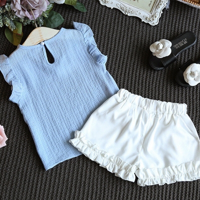 Shorts Outfits Summer Clothes Toddler Kids Baby Girls T-shirt Vest Tank Tops