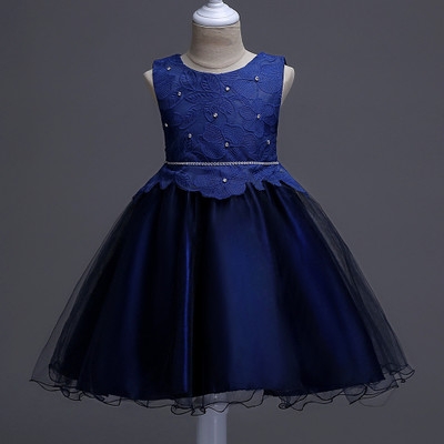 dark blue baby dress