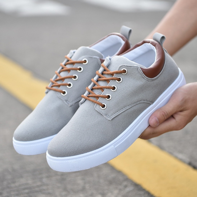 brown canvas shoes mens